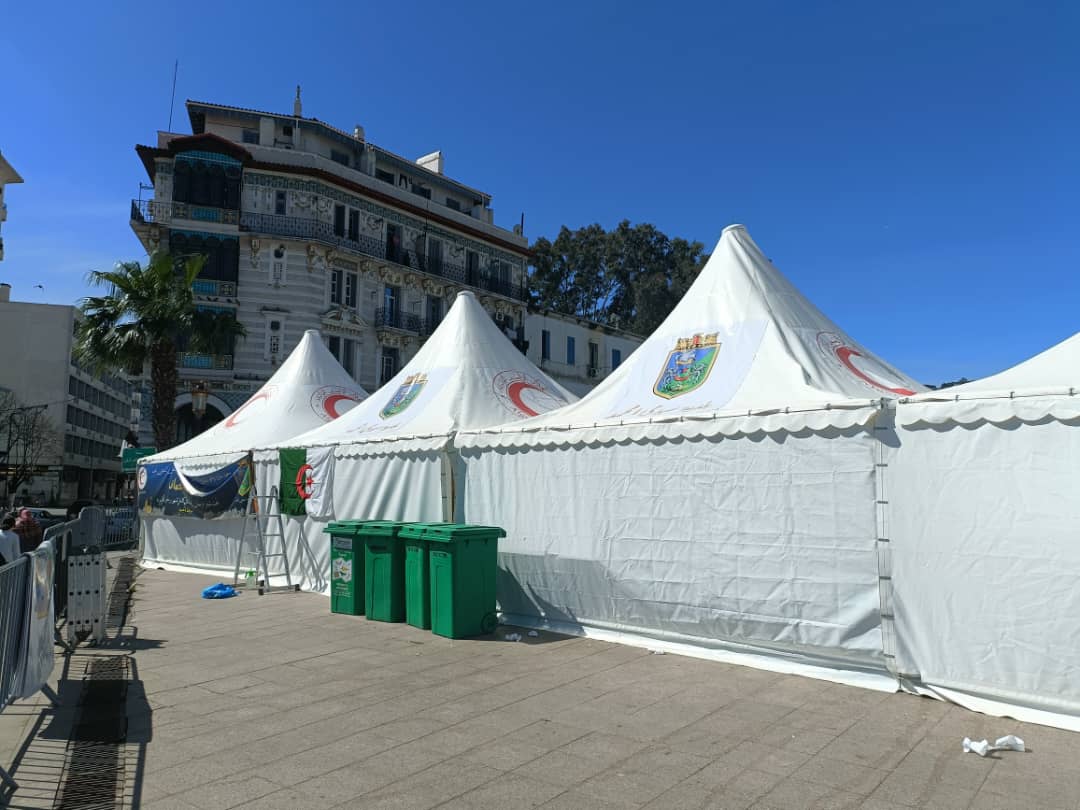 Installation chapiteaux